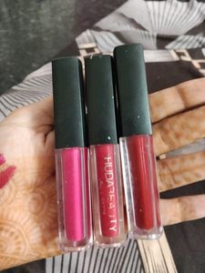 Pack Of 3 Huda Beauty Matte Liquid Lipstick Combo