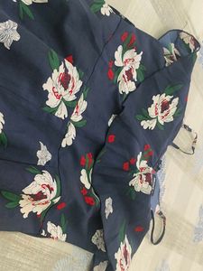 Floral Print Wide-Leg Jumpsuit