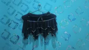 Sparkling Sequin Black Shirt