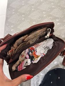 Chic Floral Print Crossbody Bag