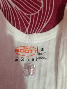 White men's baniyan