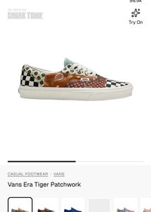Unique Patchwork Vans Sneakers