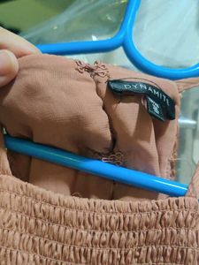 Smocked Corduroy Dress