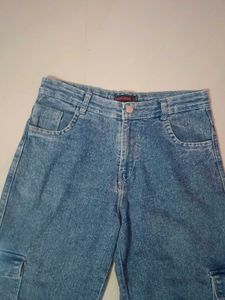 Blue Cargo Jeans