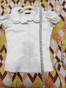 Cream Peter Pan Collar Blouse