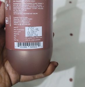 Detoxie Fruit Infused Body Wash Cappuccino Clam