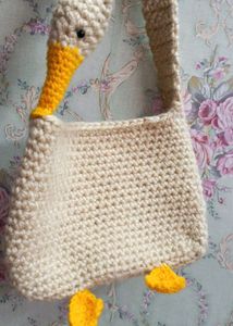 Crochet Goose Bag