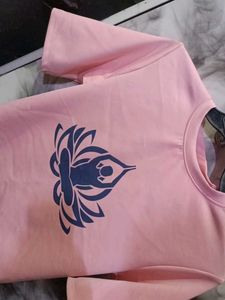Pink Yoga Lotus T-Shirt