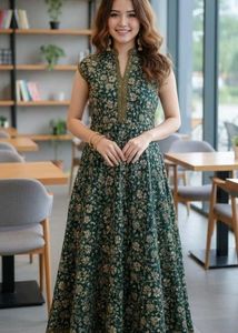 Ethnic Anarkali Kurti And Churidar