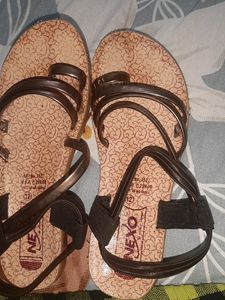 Beautiful Brown Shining Footwear