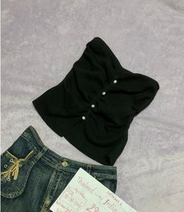 Chic Black Tube Top 32-34