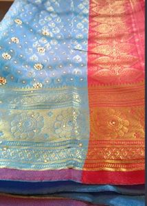 Women Embroidered Fancy Saree
