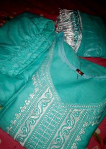 Radheykrishn embroidered kurti, trouser/pant &amp; dup