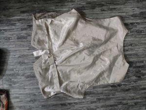 Sequin Embellished Party Vest