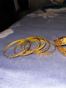 Set of Vintage Gold Bangles