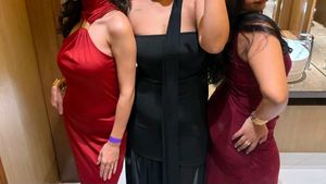 Elegant Red Halter Neck Maxi Dress