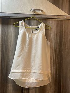 White Layered Tank Top