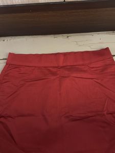 Red Mini Skirt