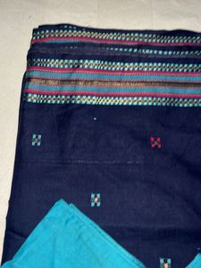 Navy Blue saree and blouse