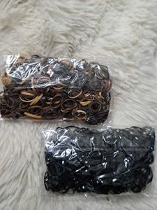 Bulk Hair Ties - Black &amp; Brown