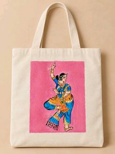 Unique Hand-Painted Tote Bag