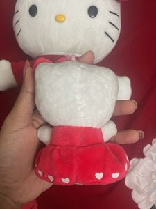 Hello kitty plush and charm set