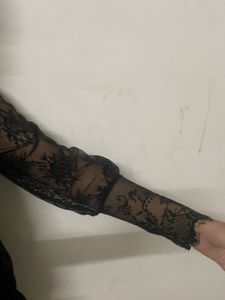 Zara duped lace top