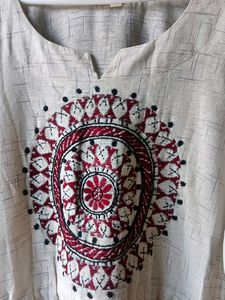 Long Beautiful Handbembroided Kurta