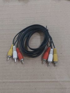 3RCA Male to Stereo Audio Video Cable