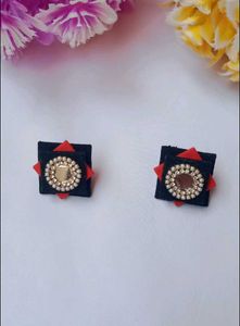 Handmade Yellow &amp; Orange Earrings