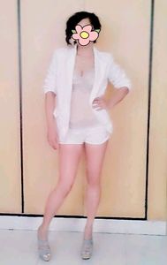 Chic White Eyelet Blazer