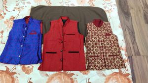 Stylish Nehru Jackets (Set of 3)