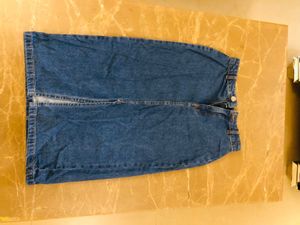 Denim MIDI Skirt