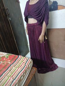 Designer Sequined Lehenga Choli Set