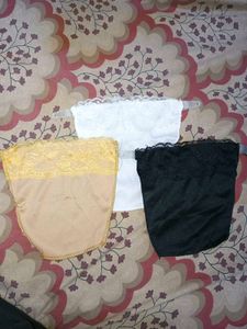Lace Trim Cleavage Covers - Set of 3