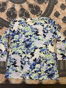 Floral Print Long Sleeve Top