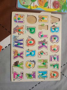 Wooden Alphabet Puzzle Toy