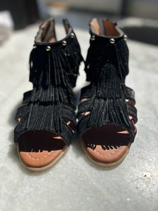Fringe Gladiator Flats