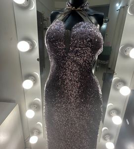 Sparkling Sequin Evening Gown