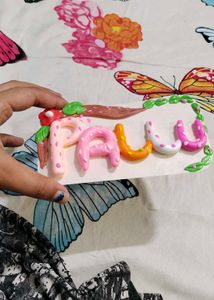 Customizable Name plate fridge magnet