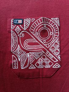 Handcrafted Tribal Art Polo T-Shirt