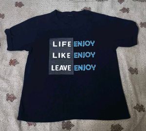 Navy Blue Graphic T-Shirt
