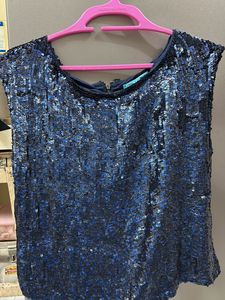 Heavy Sequins Work Party Wear Top