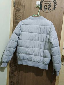 Light Blue Bomber Jacket
