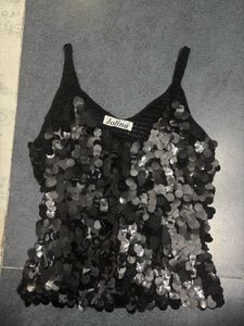 y2k Sequin Embellished Top
