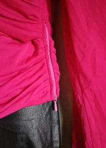 Fuchsia Wrap Top
