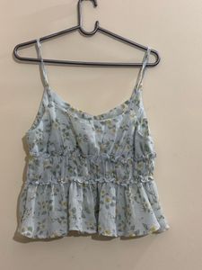 2 Pair - floral Cami and lilac top