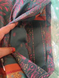 Elegant Floral Print Saree
