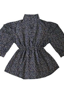 Floral Print Button-Up Dress