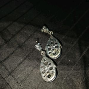 Oxidised Silver Necklace And Earrings Jewellery